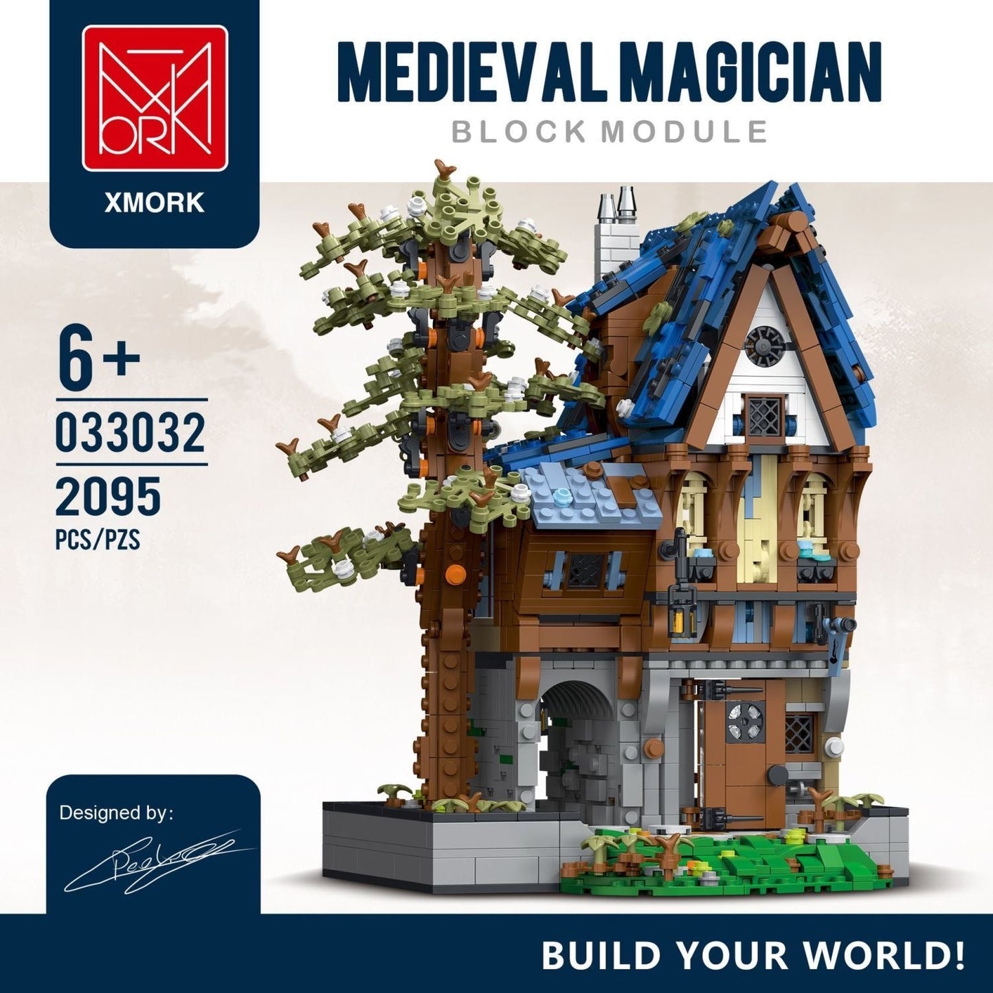 Casa del Mago Medieval – Set XMORK 2.095 Piezas (Modelo 033032) - taleblocks