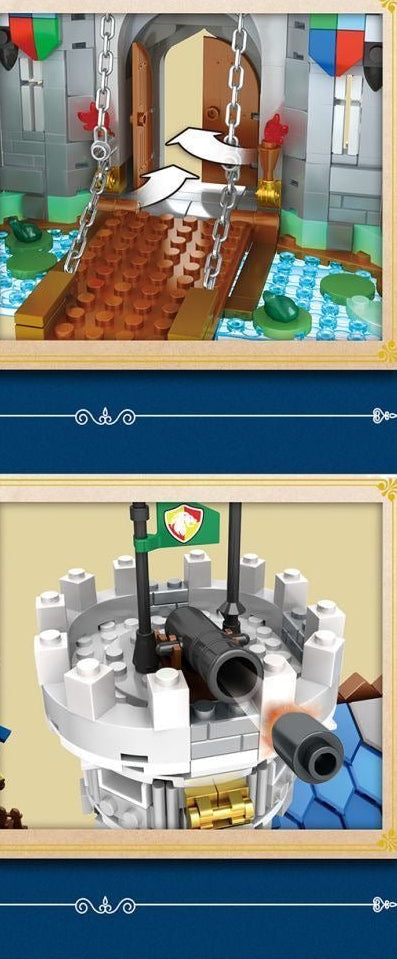 Castillo Golden Lion – Set Medieval Reobrix 2.722 piezas - taleblocks