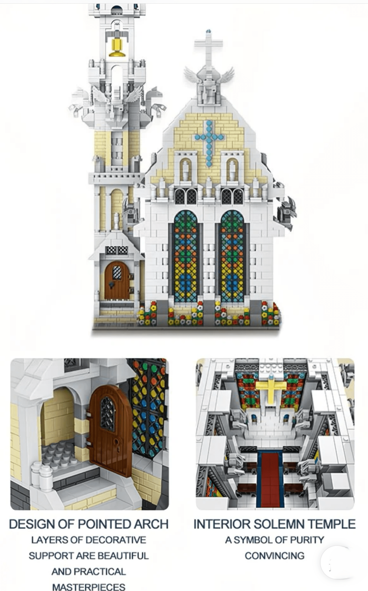 Catedral Medieval – Set de Construcción XMORK 4.752 Piezas (Modelo 033006) - taleblocks