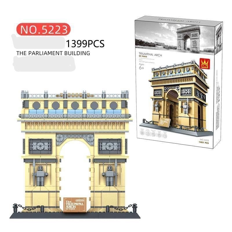 Arco del Triunfo de París – Set de Bloques 1.401 Piezas (Modelo 5223) - taleblocks