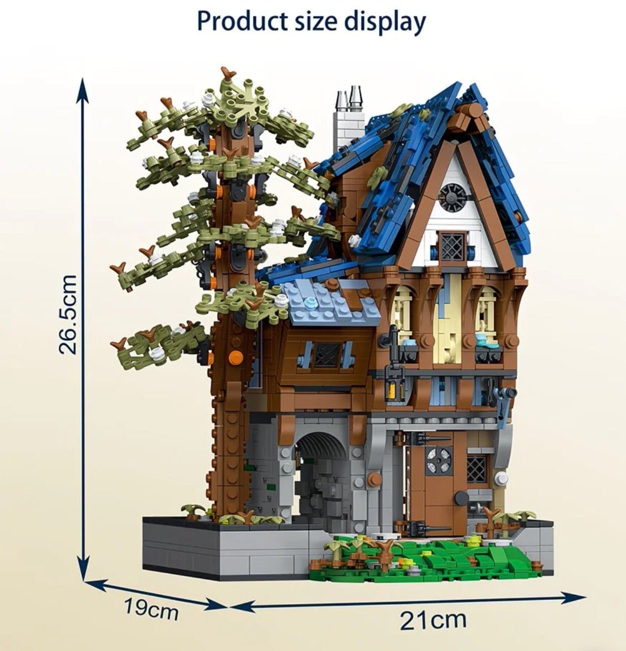 Casa del Mago Medieval – Set XMORK 2.095 Piezas (Modelo 033032) - taleblocks