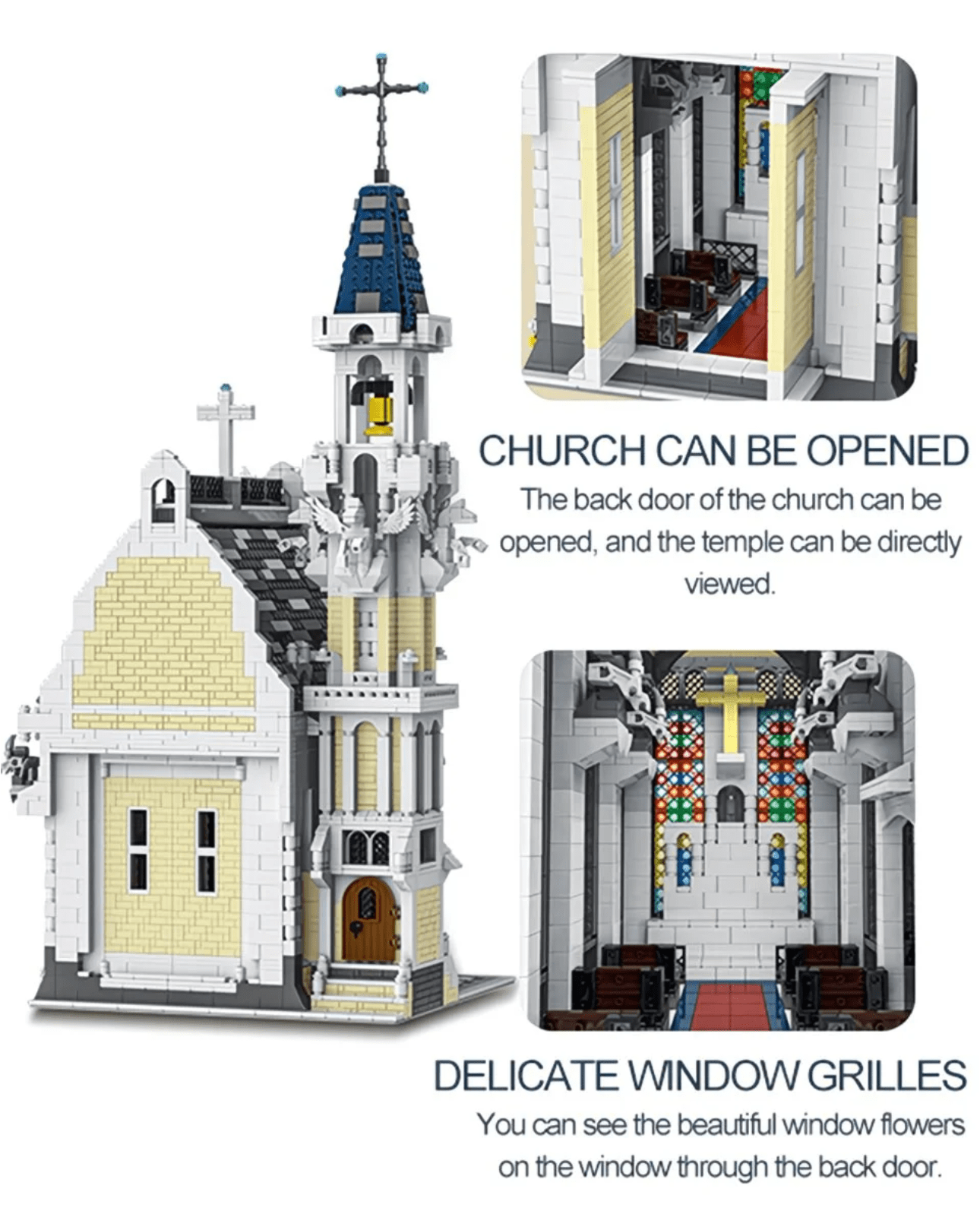 Catedral Medieval – Set de Construcción XMORK 4.752 Piezas (Modelo 033006) - taleblocks