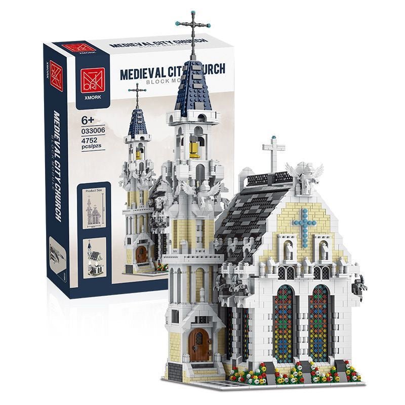 Catedral Medieval – Set de Construcción XMORK 4.752 Piezas (Modelo 033006) - taleblocks