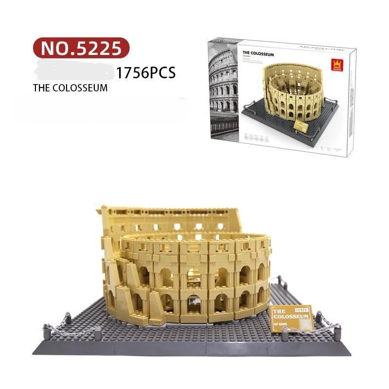 Coloseo Romano – Réplica del Coliseo de Roma, 1.756 piezas - taleblocks