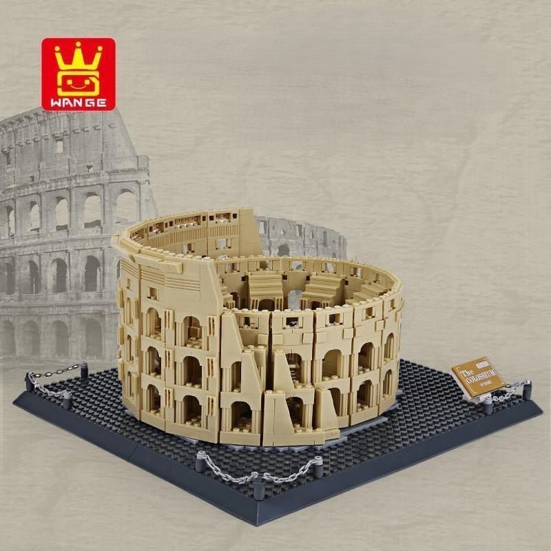 Coloseo Romano – Réplica del Coliseo de Roma, 1.756 piezas - taleblocks