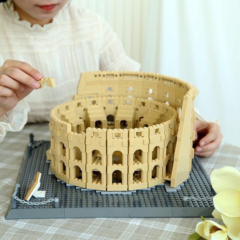 Coloseo Romano – Réplica del Coliseo de Roma, 1.756 piezas - taleblocks