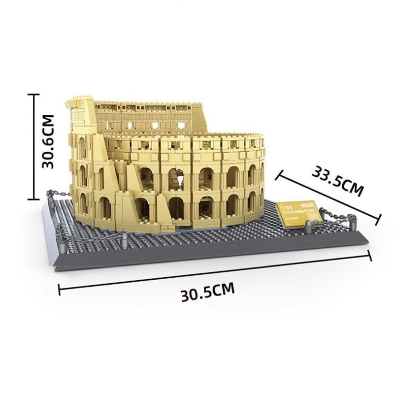 Coloseo Romano – Réplica del Coliseo de Roma, 1.756 piezas - taleblocks
