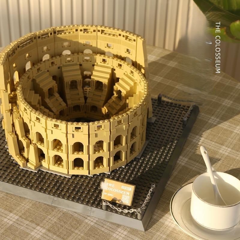Coloseo Romano – Réplica del Coliseo de Roma, 1.756 piezas - taleblocks