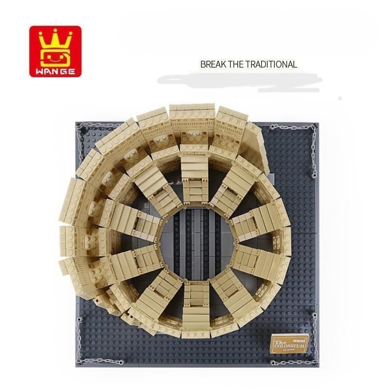 Coloseo Romano – Réplica del Coliseo de Roma, 1.756 piezas - taleblocks