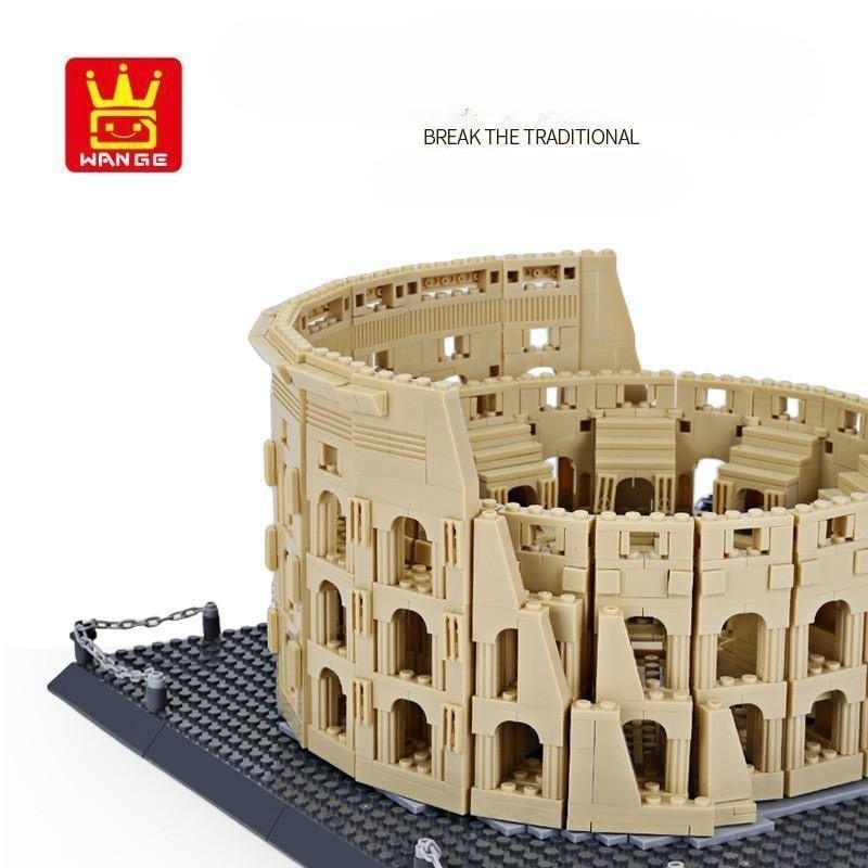 Coloseo Romano – Réplica del Coliseo de Roma, 1.756 piezas - taleblocks