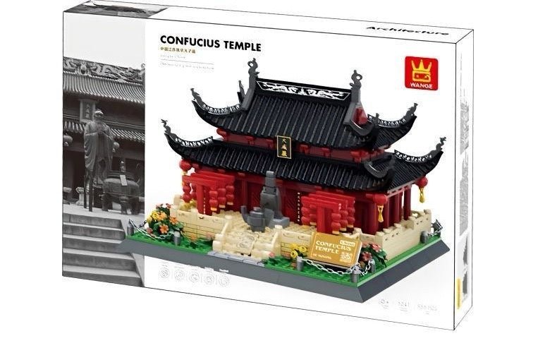 Confucius Temple – Templo Tradicional Chino de 966 Piezas | Set de Construcción Cultural para Adultos y Coleccionistas - taleblocks