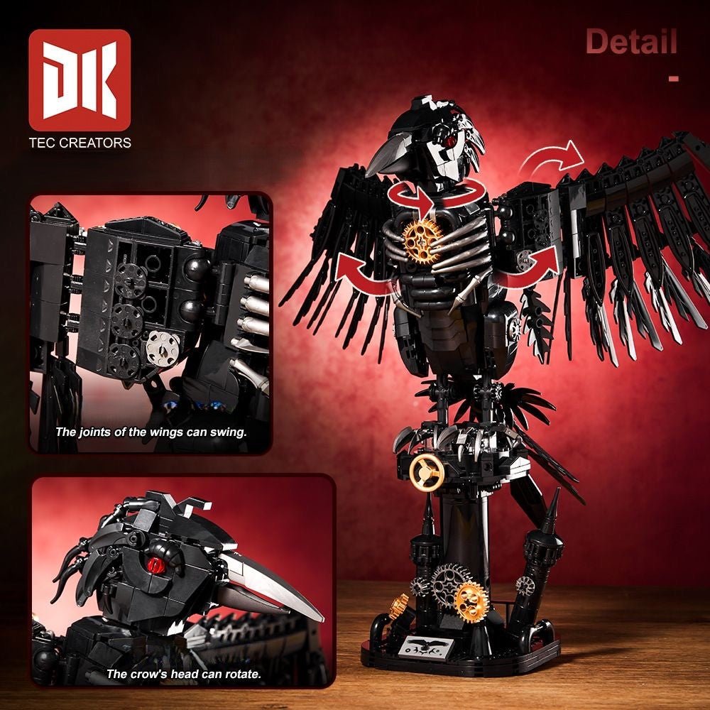 Cuervo Mecánico – Set DK 1.018 Piezas (Modelo 7063) - taleblocks