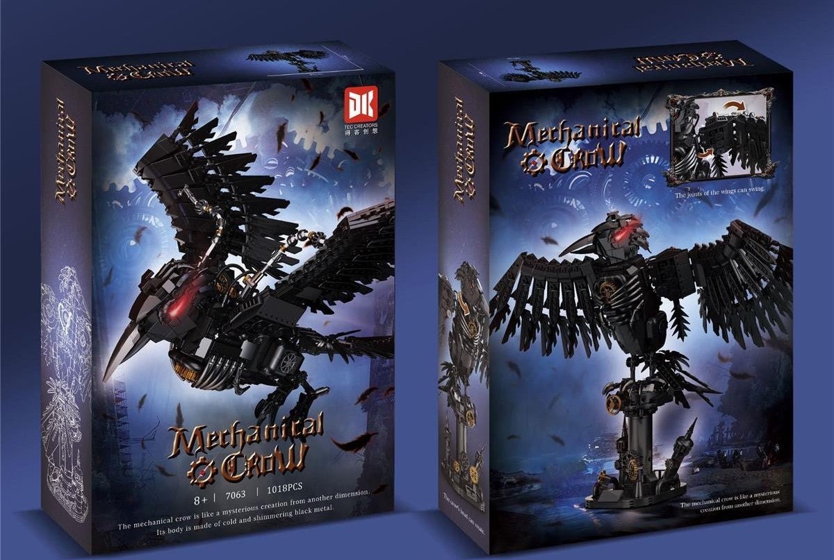 Cuervo Mecánico – Set DK 1.018 Piezas (Modelo 7063) - taleblocks