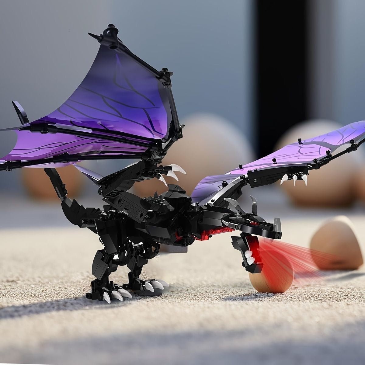 Dragón Negro – Set de Construcción 589 Piezas (Edad 8+) - taleblocks