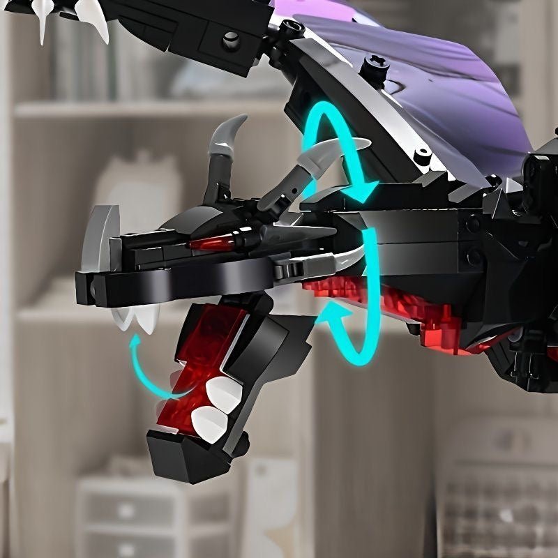 Dragón Negro – Set de Construcción 589 Piezas (Edad 8+) - taleblocks