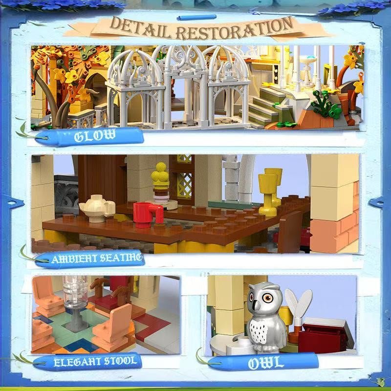 Green Shadow Castle – Castillo élfico con 1555 Piezas | Set de Construcción Arquitectónico para Adultos y Coleccionistas - taleblocks