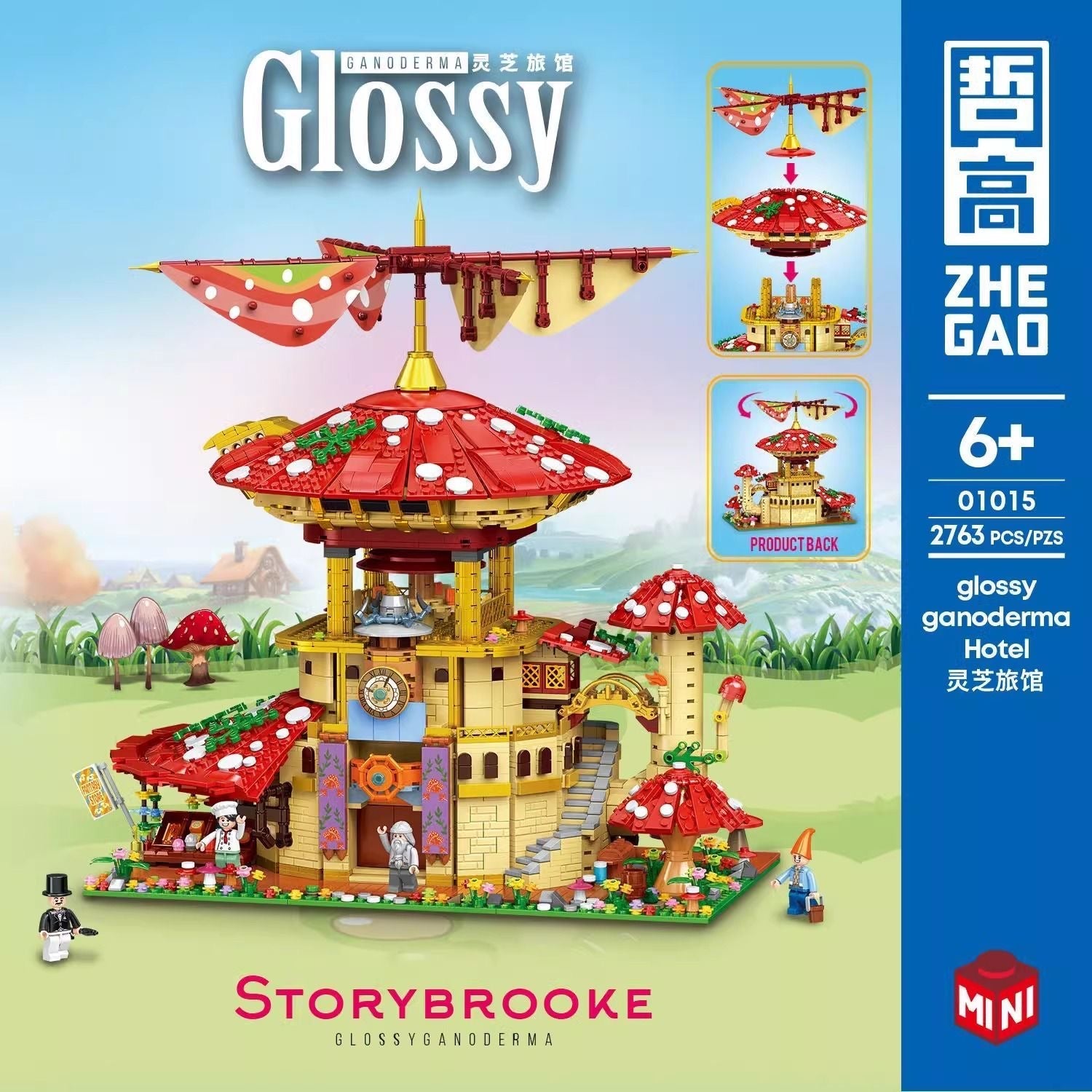 Hotel Mariposa Mágica – Set ZHEGAO 2.763 piezas (6+ años) - taleblocks