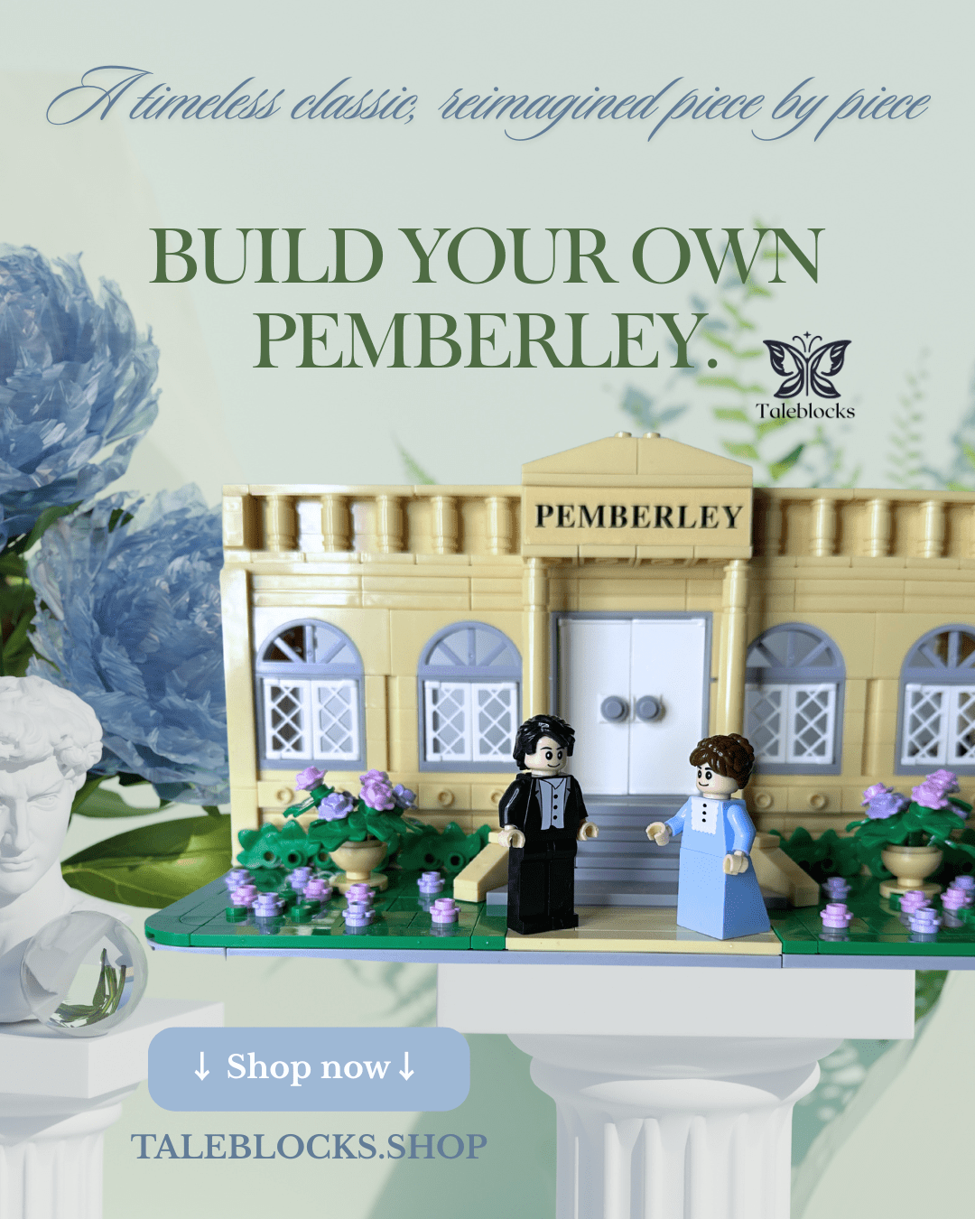 Pemberley Building Set | Jane Austen Collector’s Edition | TALEBLOCKS - taleblocks