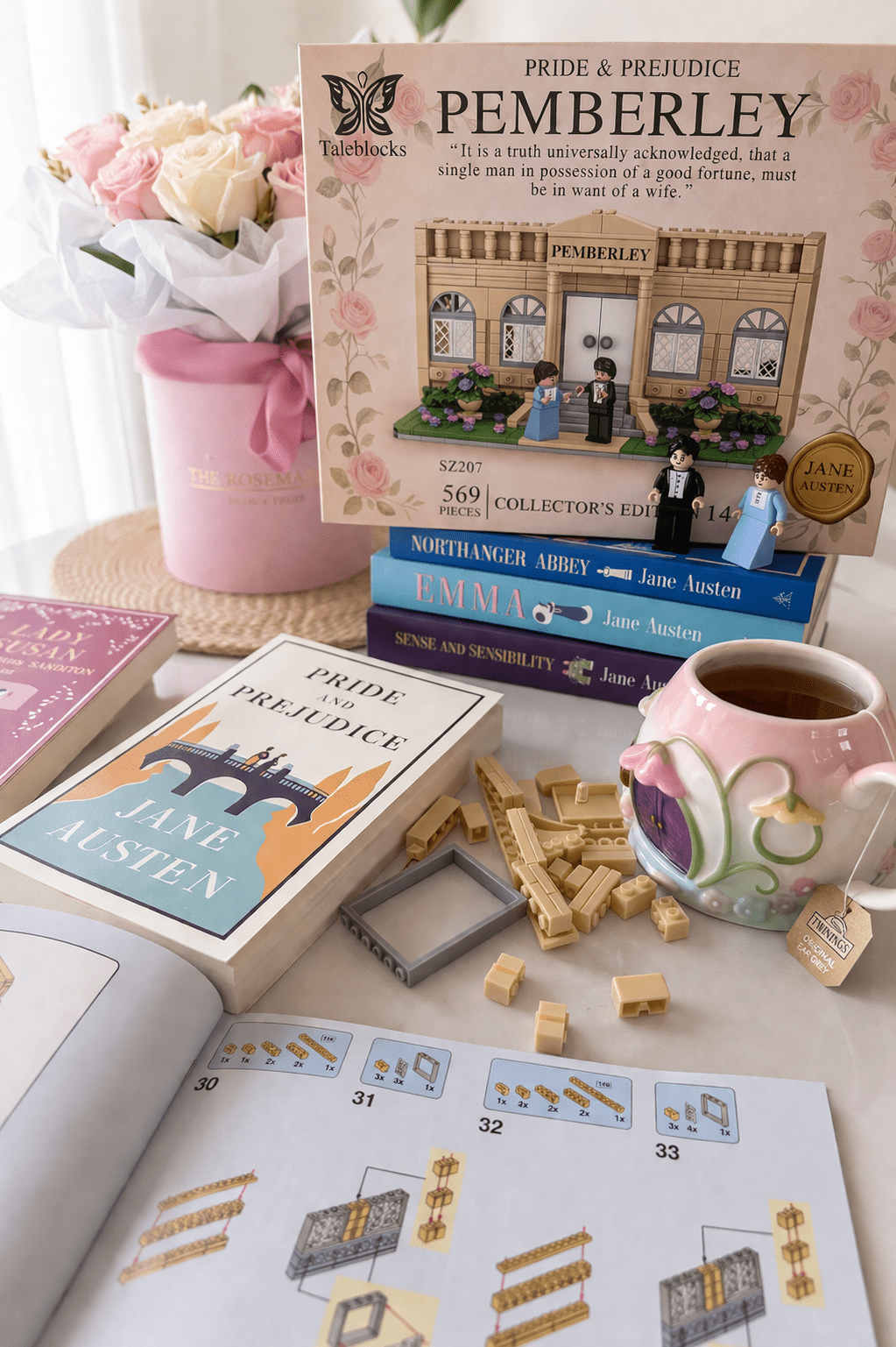 Pemberley Building Set | Jane Austen Collector’s Edition | TALEBLOCKS - taleblocks