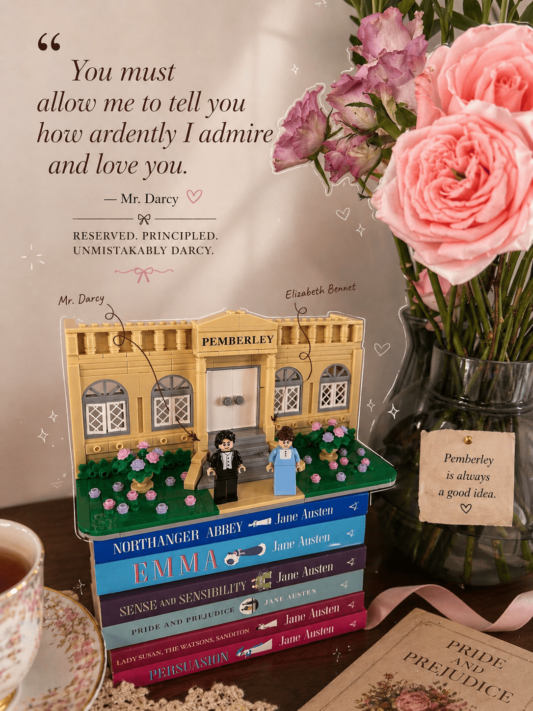 Pemberley Building Set | Jane Austen Collector’s Edition | TALEBLOCKS - taleblocks