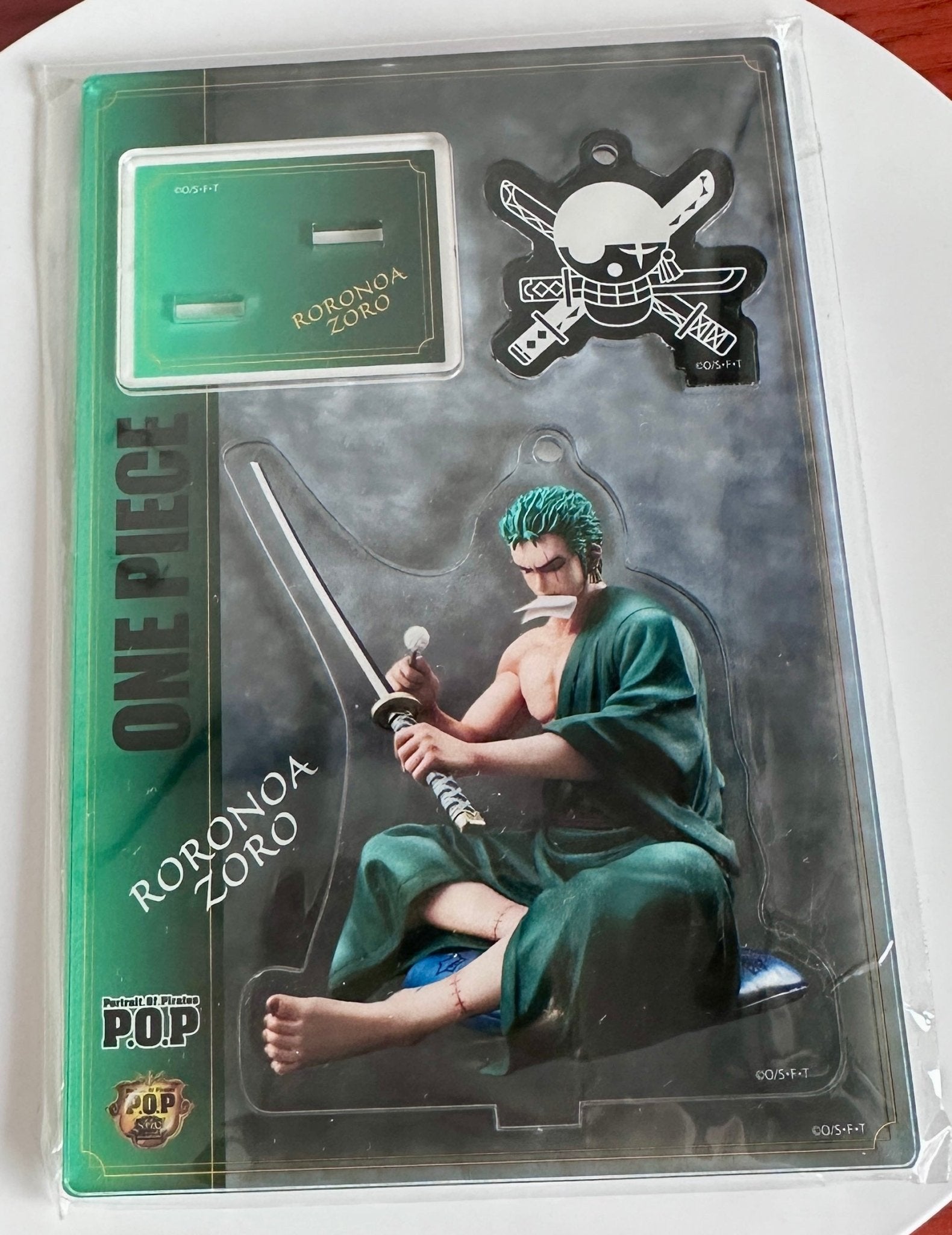 Stand Acrílico Roronoa Zoro One Piece MegaHouse P.O.P – Figura Display Coleccionista Oficial - taleblocks