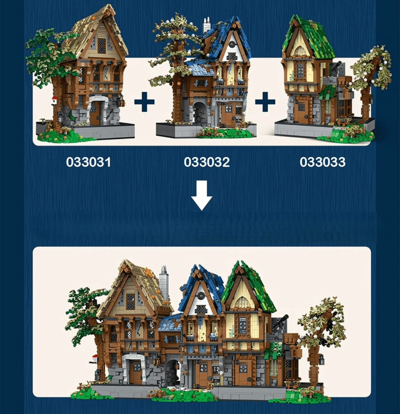 Taberna Medieval – Set XMORK 1.872 Piezas (Modelo 033033) - taleblocks