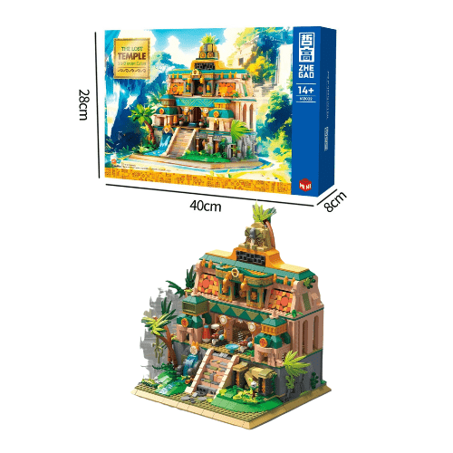 Templo Perdido de Bloques – Set de Construcción con bloques - taleblocks