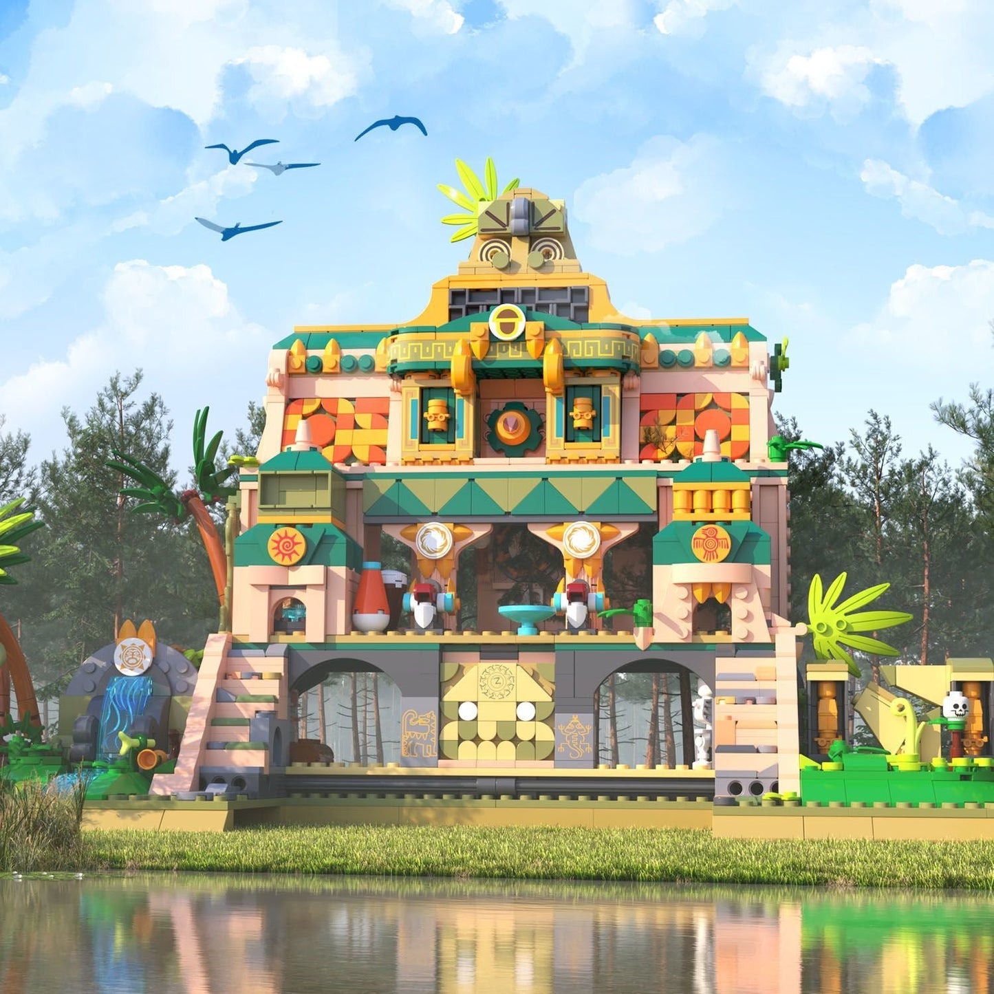 Templo Perdido de Bloques – Set de Construcción con bloques - taleblocks